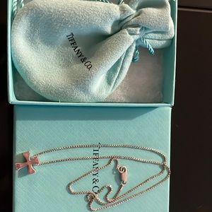 Tiffany & Co. cross necklace. Authentic ♥️